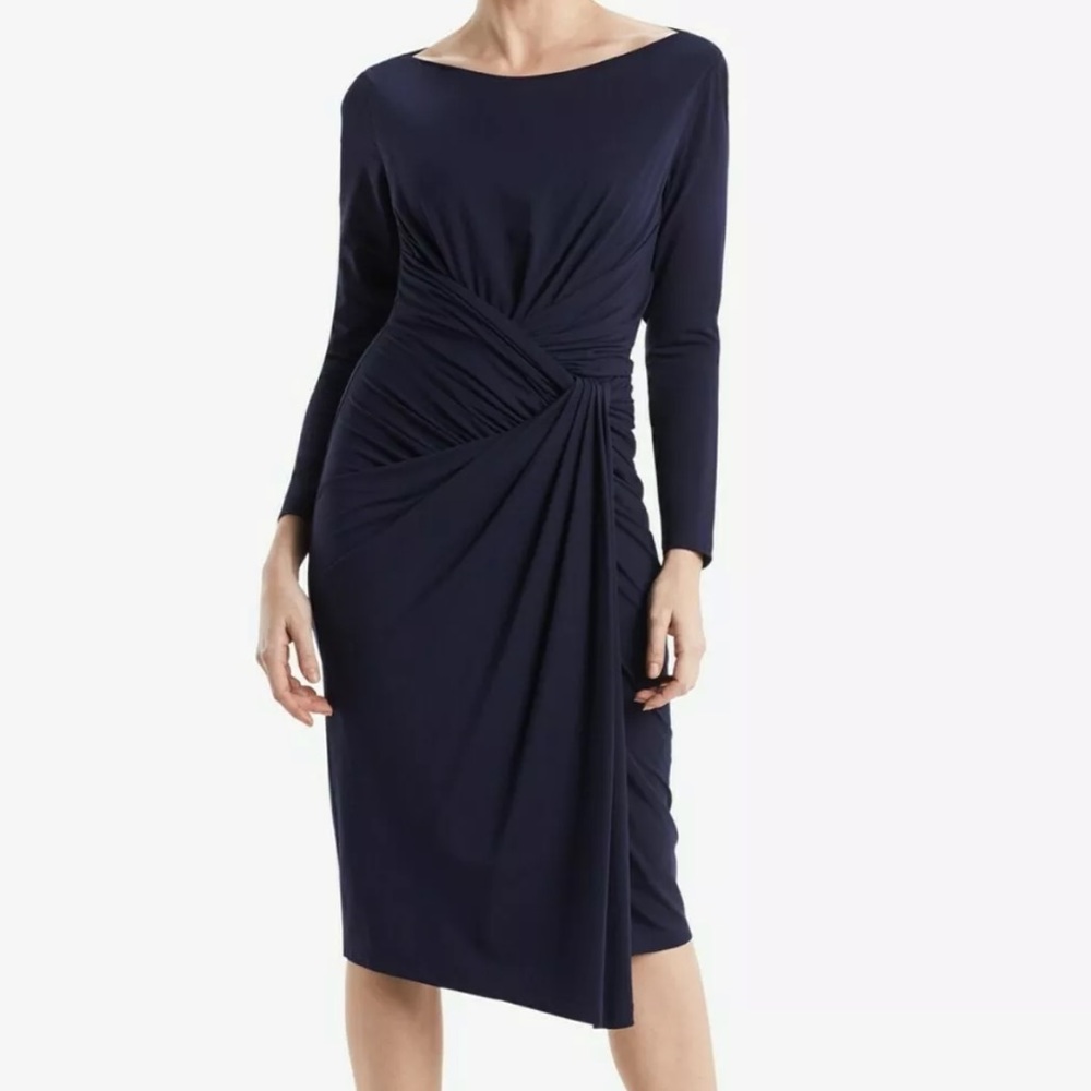 NWT MM Lafleur Keiko Dress Dark Iris Medium